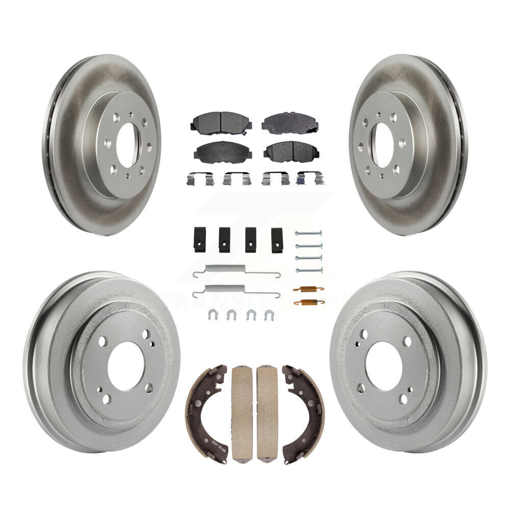 Coated Disc Rotors and Semi-Metallic Brake Pads Kit-KGF-101608 - Kit.bestparts.ca