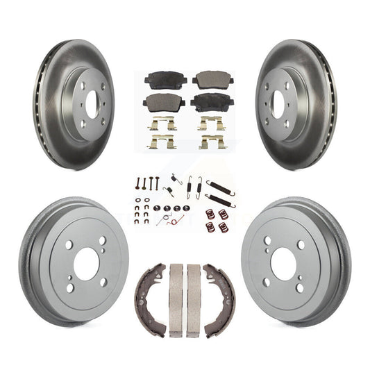 Coated Disc Rotors and Semi-Metallic Brake Pads Kit-KGF-101624 - Kit.bestparts.ca