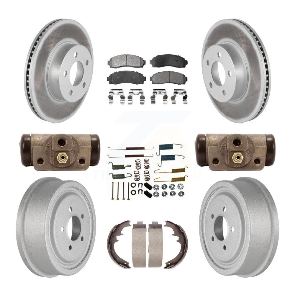 Coated Disc Rotors and Semi-Metallic Brake Pads Kit-KGF-101646 - Kit.bestparts.ca