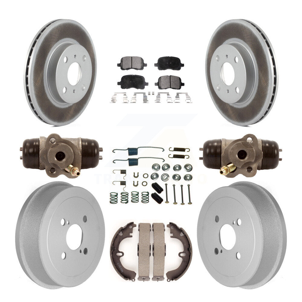 Coated Disc Rotors and Semi-Metallic Brake Pads Kit-KGF-101724 - Kit.bestparts.ca