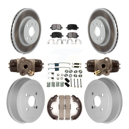 Coated Disc Rotors and Semi-Metallic Brake Pads Kit-KGF-101724 - Kit.bestparts.ca