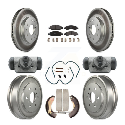Coated Disc Rotors and Semi-Metallic Brake Pads Kit-KGF-101740 - Kit.bestparts.ca