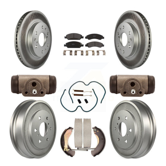 Coated Disc Rotors and Semi-Metallic Brake Pads Kit-KGF-101741 - Kit.bestparts.ca