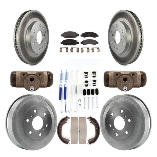 Coated Disc Rotors and Semi-Metallic Brake Pads Kit-KGF-101742 - Kit.bestparts.ca