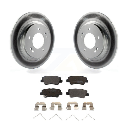 Coated Disc Rotors and Semi-Metallic Brake Pads Kit-KGF-101778 - Kit.bestparts.ca