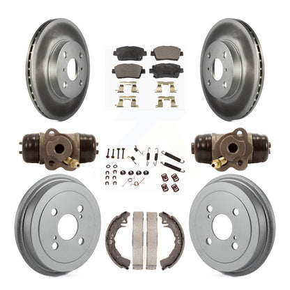Coated Disc Rotors and Semi-Metallic Brake Pads Kit-KGF-101823 - Kit.bestparts.ca