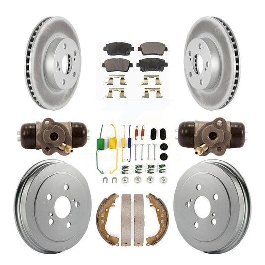coated disc rotors and semi metallic brake pads-kgf-101827 - Kit.bestparts.ca