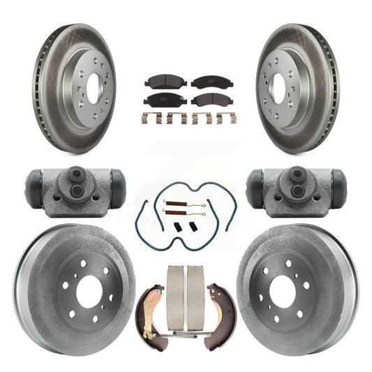 Coated Disc Rotors and Semi-Metallic Brake Pads Kit-KGF-101830 - Kit.bestparts.ca