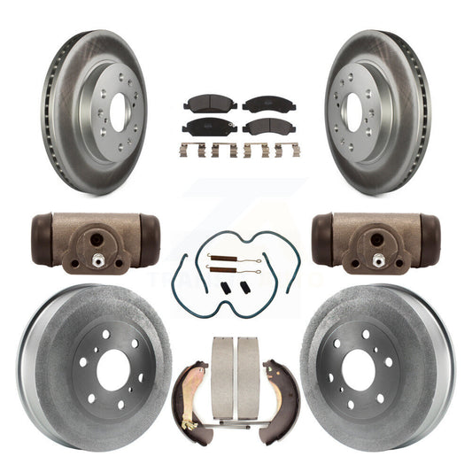 Coated Disc Rotors and Semi-Metallic Brake Pads Kit-KGF-101831 - Kit.bestparts.ca