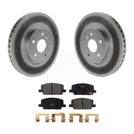 Coated Disc Rotors and Semi-Metallic Brake Pads Kit-KGF-101863 - Kit.bestparts.ca