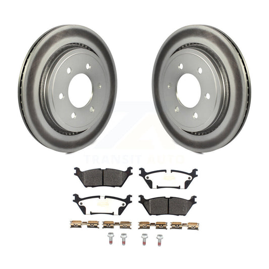 Coated Disc Rotors and Semi-Metallic Brake Pads Kit-KGF-101870 - Kit.bestparts.ca