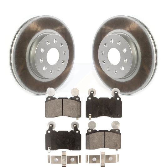 Coated Disc Rotors and Semi-Metallic Brake Pads Kit-KGF-101884 - Kit.bestparts.ca