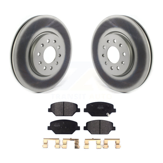 Coated Disc Rotors and Semi-Metallic Brake Pads Kit-KGF-101886 - Kit.bestparts.ca