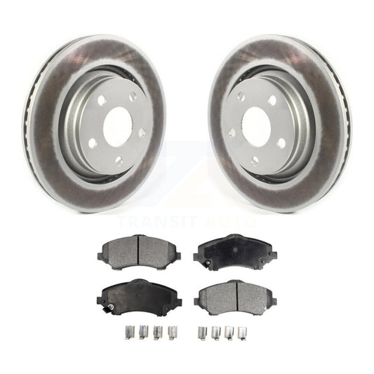 Coated Disc Rotors and Semi-Metallic Brake Pads Kit-KGF-101895 - Kit.bestparts.ca