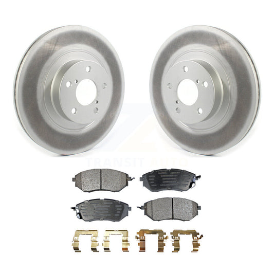 Coated Disc Rotors and Semi-Metallic Brake Pads Kit-KGF-101898 - Kit.bestparts.ca