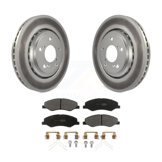 Coated Disc Rotors and Semi-Metallic Brake Pads Kit-KGF-101909 - Kit.bestparts.ca