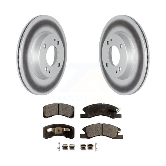 Coated Disc Rotors and Semi-Metallic Brake Pads Kit-KGF-101920 - Kit.bestparts.ca