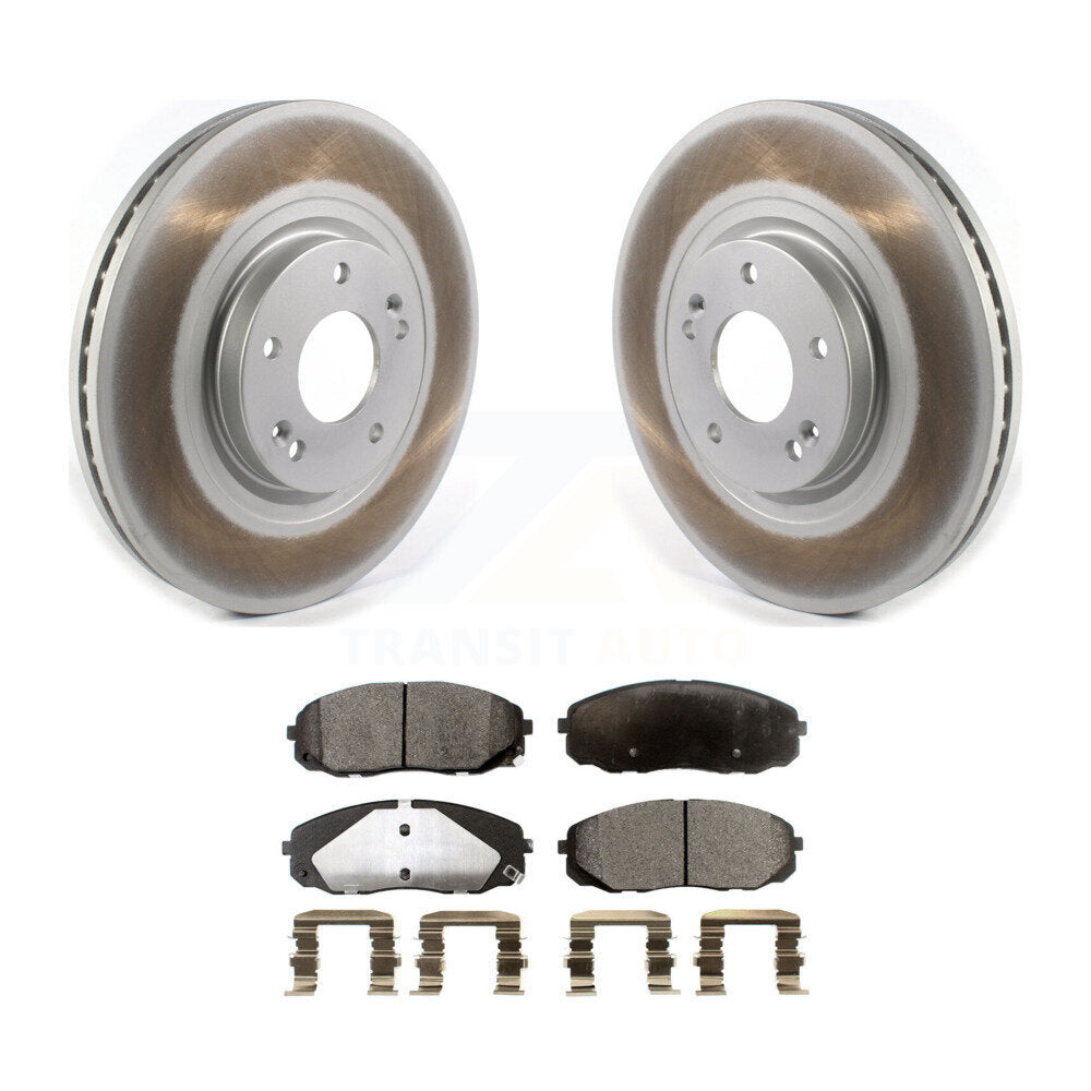 Coated Disc Rotors and Semi-Metallic Brake Pads Kit-KGF-101921 - Kit.bestparts.ca
