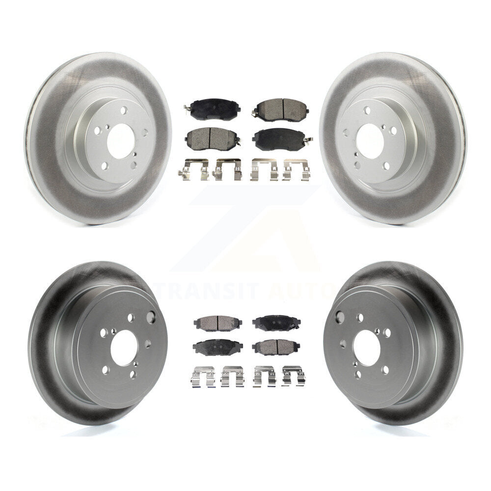 Disc Rotors and Semi-Metallic Brake Pads Kit-KGF-101972 - Kit.bestparts.ca