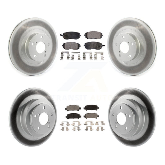 Disc Rotors and Semi-Metallic Brake Pads Kit-KGF-101974 - Kit.bestparts.ca