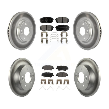 Disc Rotors and Semi-Metallic Brake Pads Kit-KGF-102009