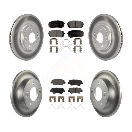 Disc Rotors and Semi-Metallic Brake Pads Kit-KGF-102009