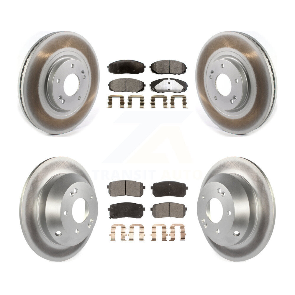 Disc Rotors and Semi-Metallic Brake Pads Kit-KGF-102019 - Kit.bestparts.ca