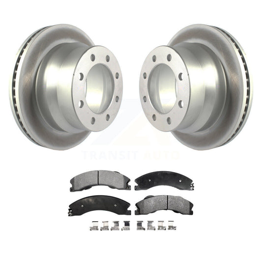 Coated Disc Rotors and Semi-Metallic Brake Pads Kit-KGF-102036 - Kit.bestparts.ca