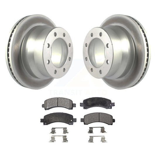 Coated Disc Rotors and Semi-Metallic Brake Pads Kit-KGF-102037 - Kit.bestparts.ca