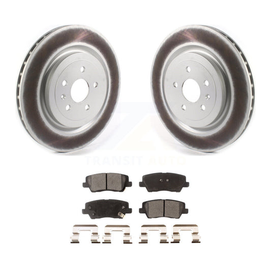 Coated Disc Rotors and Semi-Metallic Brake Pads Kit-KGF-102040 - Kit.bestparts.ca