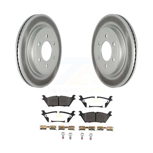 Coated Disc Rotors and Semi-Metallic Brake Pads Kit-KGF-102051 - Kit.bestparts.ca