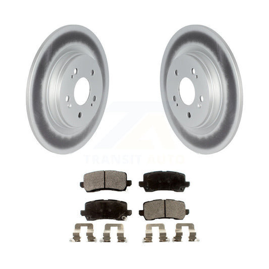 Coated Disc Rotors and Semi-Metallic Brake Pads Kit-KGF-102077 - Kit.bestparts.ca