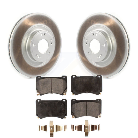 Coated Disc Rotors and Semi-Metallic Brake Pads Kit-KGF-102093 - Kit.bestparts.ca