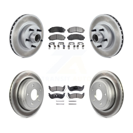 Coated Disc Rotors and Semi-Metallic Brake Pads Kit-KGF-102162 - Kit.bestparts.ca