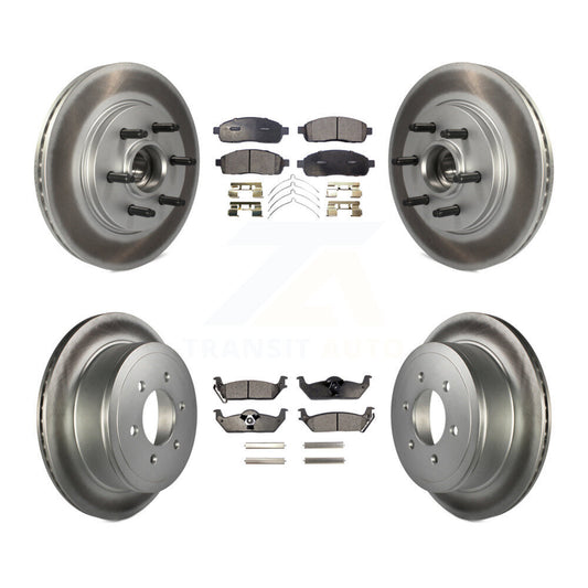 Coated Disc Rotors and Semi-Metallic Brake Pads Kit-KGF-102166 - Kit.bestparts.ca