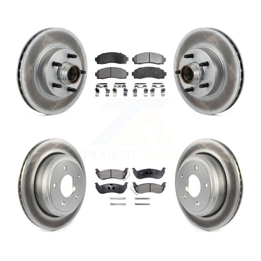 Coated Disc Rotors and Semi-Metallic Brake Pads Kit-KGF-102172 - Kit.bestparts.ca