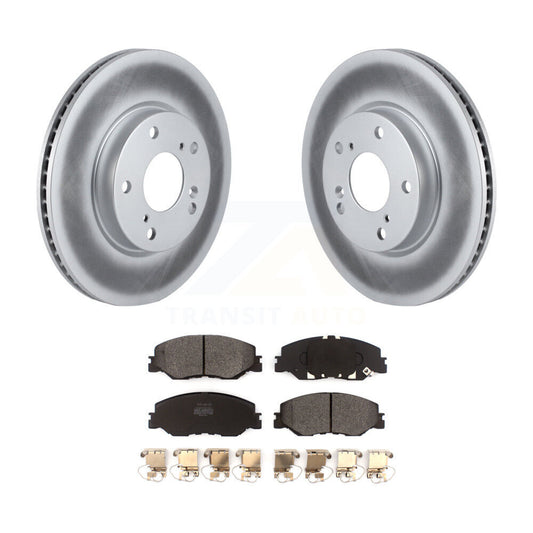 Coated Disc Rotors and Semi-Metallic Brake Pads Kit-KGF-102182 - Kit.bestparts.ca