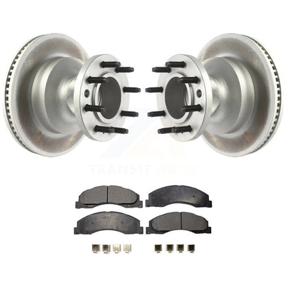 Coated Disc Rotors and Semi-Metallic Brake Pads Kit-KGF-102195 - Kit.bestparts.ca