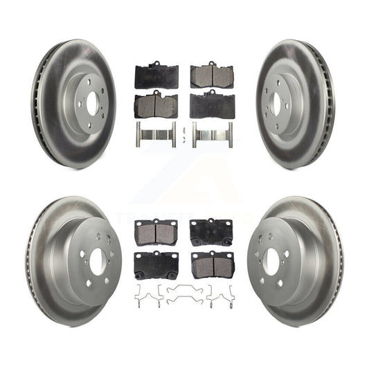 Disc Rotors and Semi-Metallic Brake Pads Kit-KGF-102218 - Kit.bestparts.ca