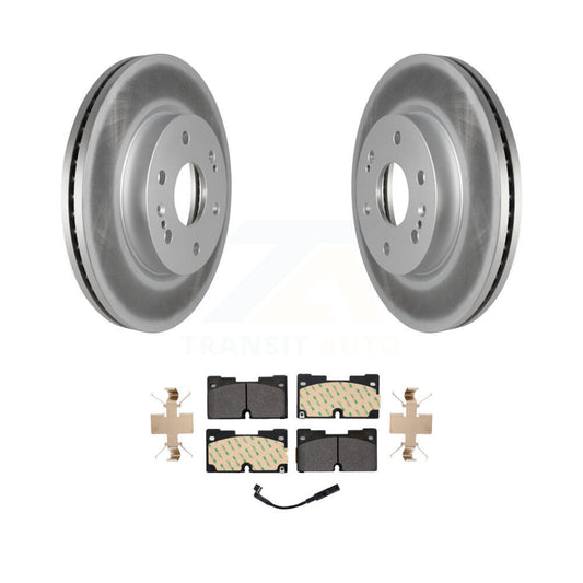 Coated Disc Rotors and Semi-Metallic Brake Pads Kit-KGF-102231 - Kit.bestparts.ca
