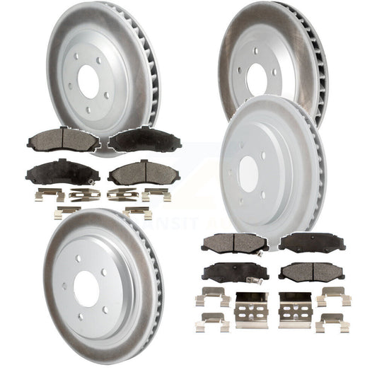 Disc Rotors and Semi-Metallic Brake Pads Kit-KGF-102286 - Kit.bestparts.ca