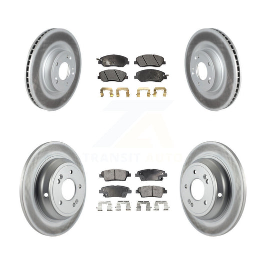 coated disc rotors and semi metallic brake pads-kgf-102314 - Kit.bestparts.ca