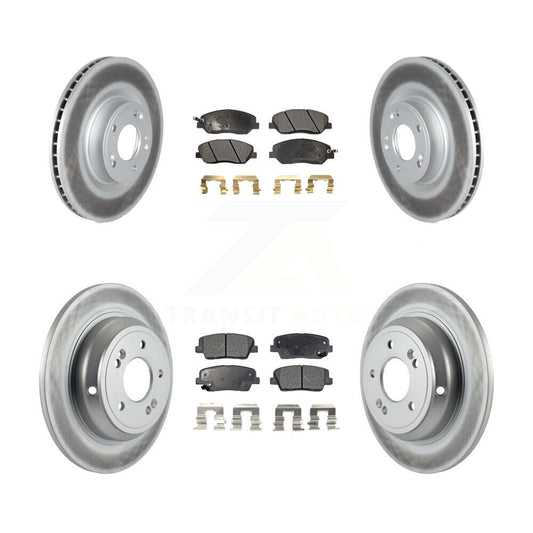 coated disc rotors and semi metallic brake pads-kgf-102315 - Kit.bestparts.ca