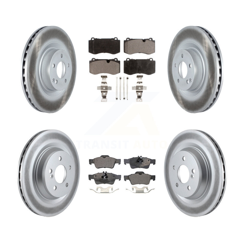 Coated Disc Rotors and Semi-Metallic Brake Pads Kit-KGF-102325 - Kit.bestparts.ca