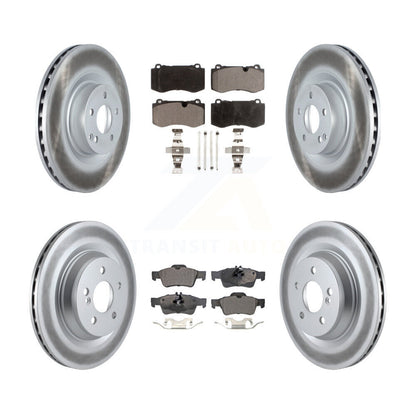 Coated Disc Rotors and Semi-Metallic Brake Pads Kit-KGF-102325 - Kit.bestparts.ca