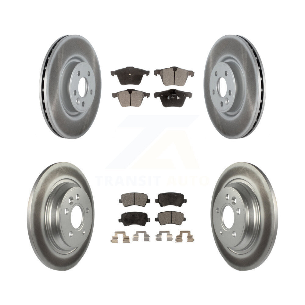 Coated Disc Rotors and Semi-Metallic Brake Pads Kit-KGF-102328 - Kit.bestparts.ca Kit.bestparts.ca