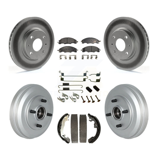 Coated Disc Rotors and Semi-Metallic Brake Pads Kit-KGF-102338 - Kit.bestparts.ca