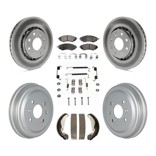 Coated Disc Rotors and Semi-Metallic Brake Pads Kit-KGF-102340 - Kit.bestparts.ca