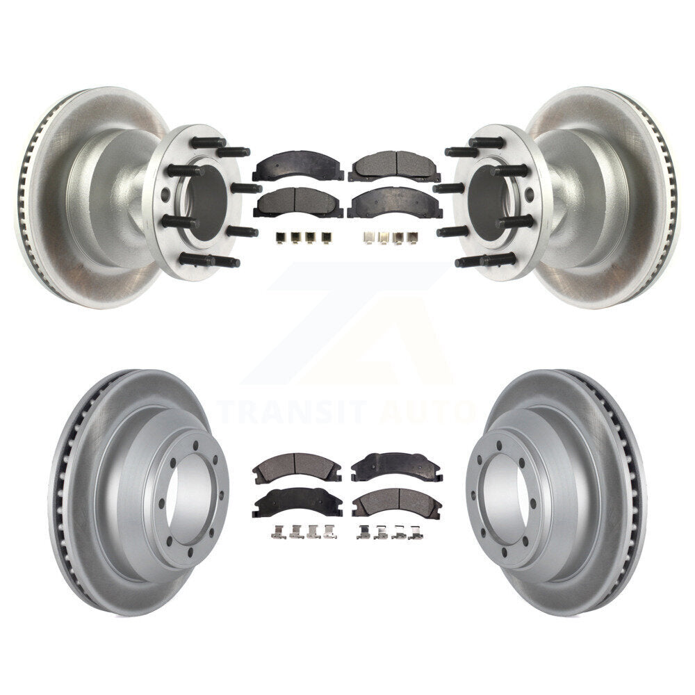 Coated Disc Rotors and Semi-Metallic Brake Pads Kit-KGF-102342 - Kit.bestparts.ca