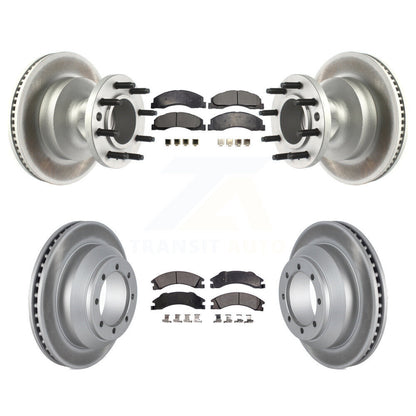 Coated Disc Rotors and Semi-Metallic Brake Pads Kit-KGF-102342 - Kit.bestparts.ca